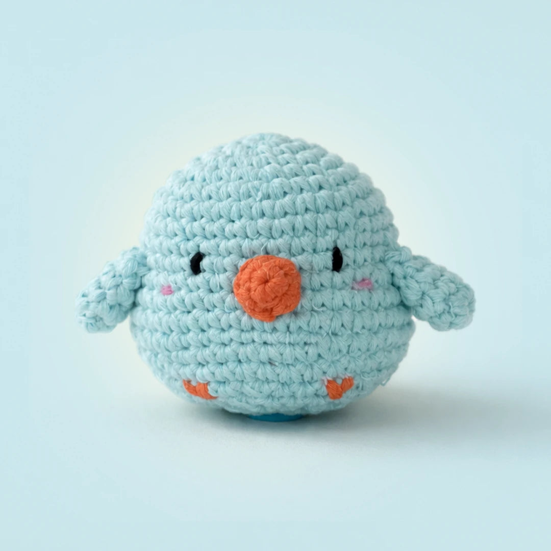 Mini Penguen Örgü Kiti - Amigurumi Tığ Kiti