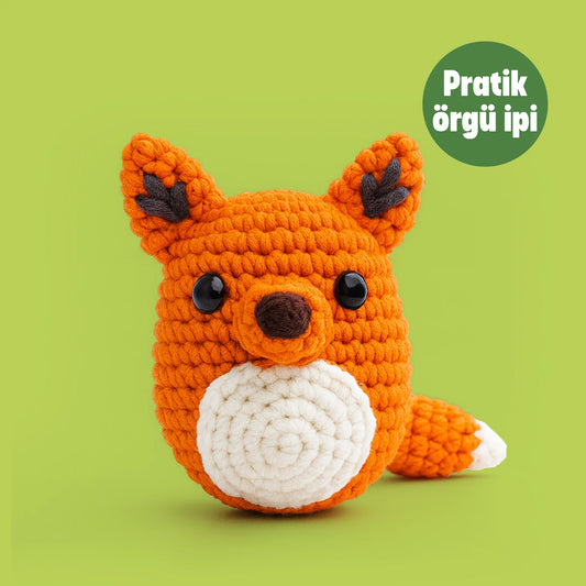 Tilki Tığ Kiti - Pratik Örgü İpi