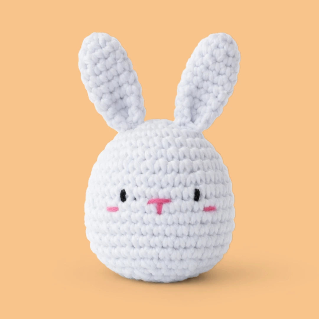 Mini Tavşan Örgü Kiti - Amigurumi Tığ Kiti