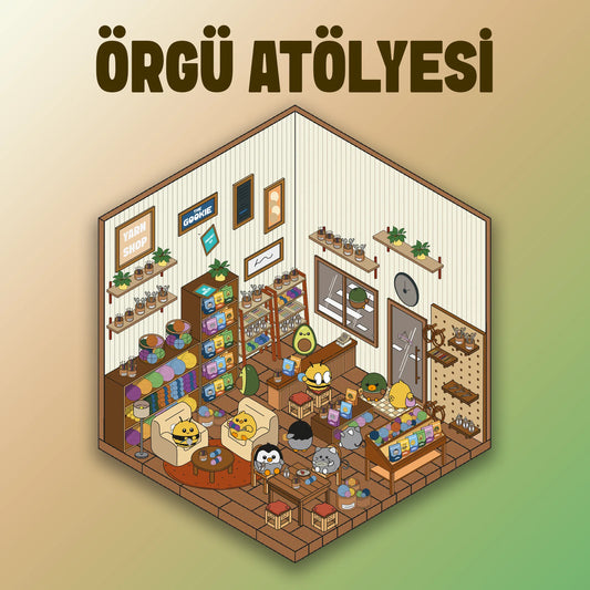 Örgü Atolyesi İzometrik Sticker
