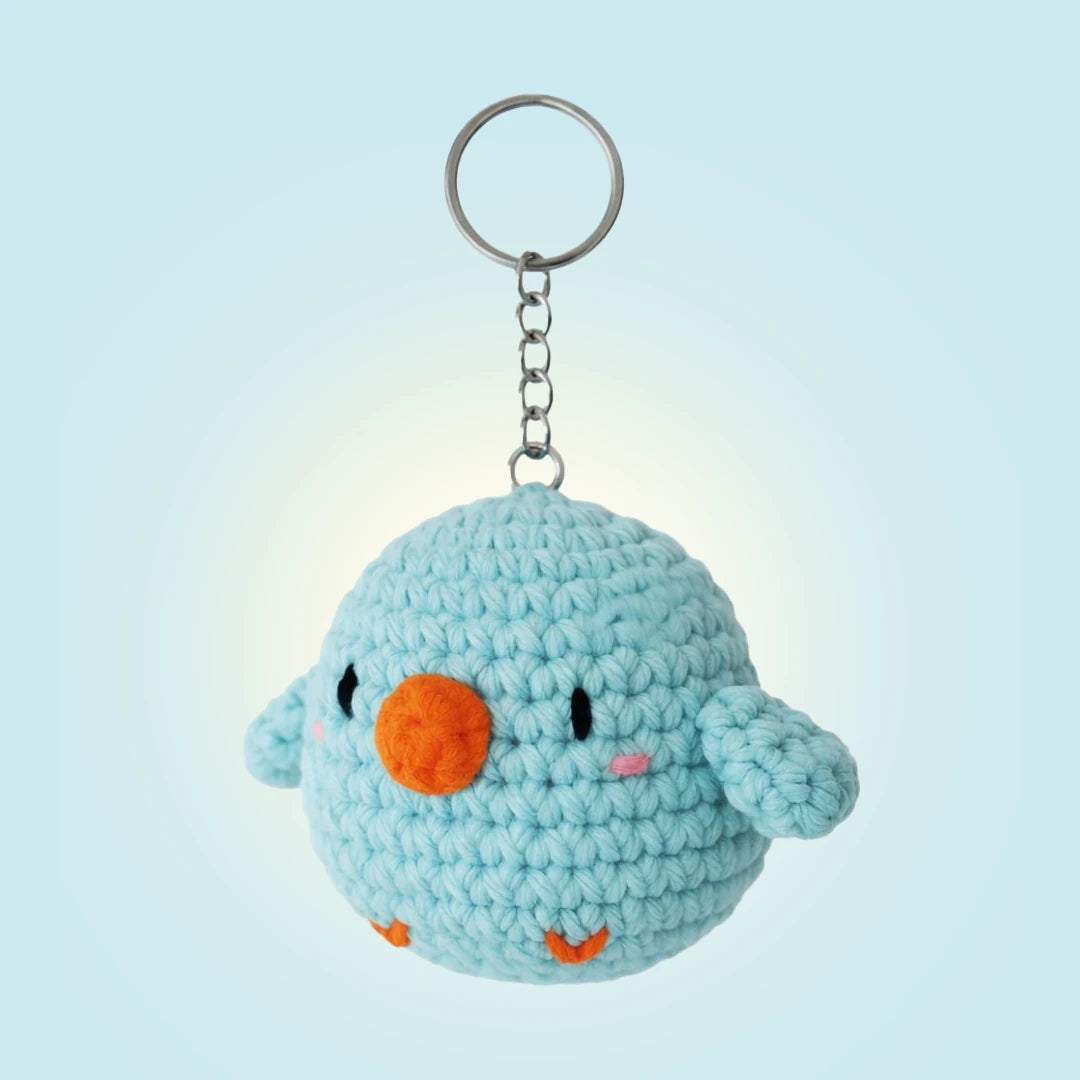 Mini Penguen Örgü Kiti - Amigurumi Tığ Kiti