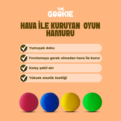 3'lü Set Oyun Hamuru Kiti