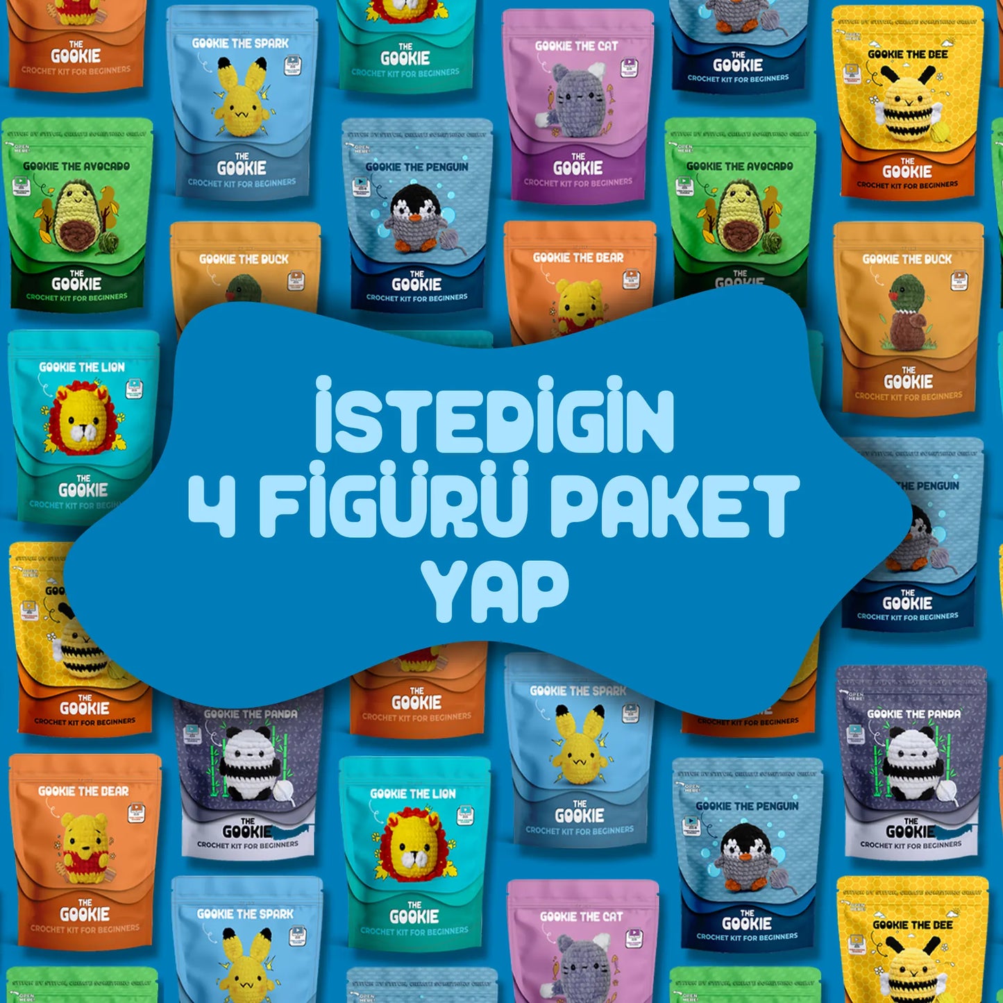 Dörtlü Paket Tığ Kiti