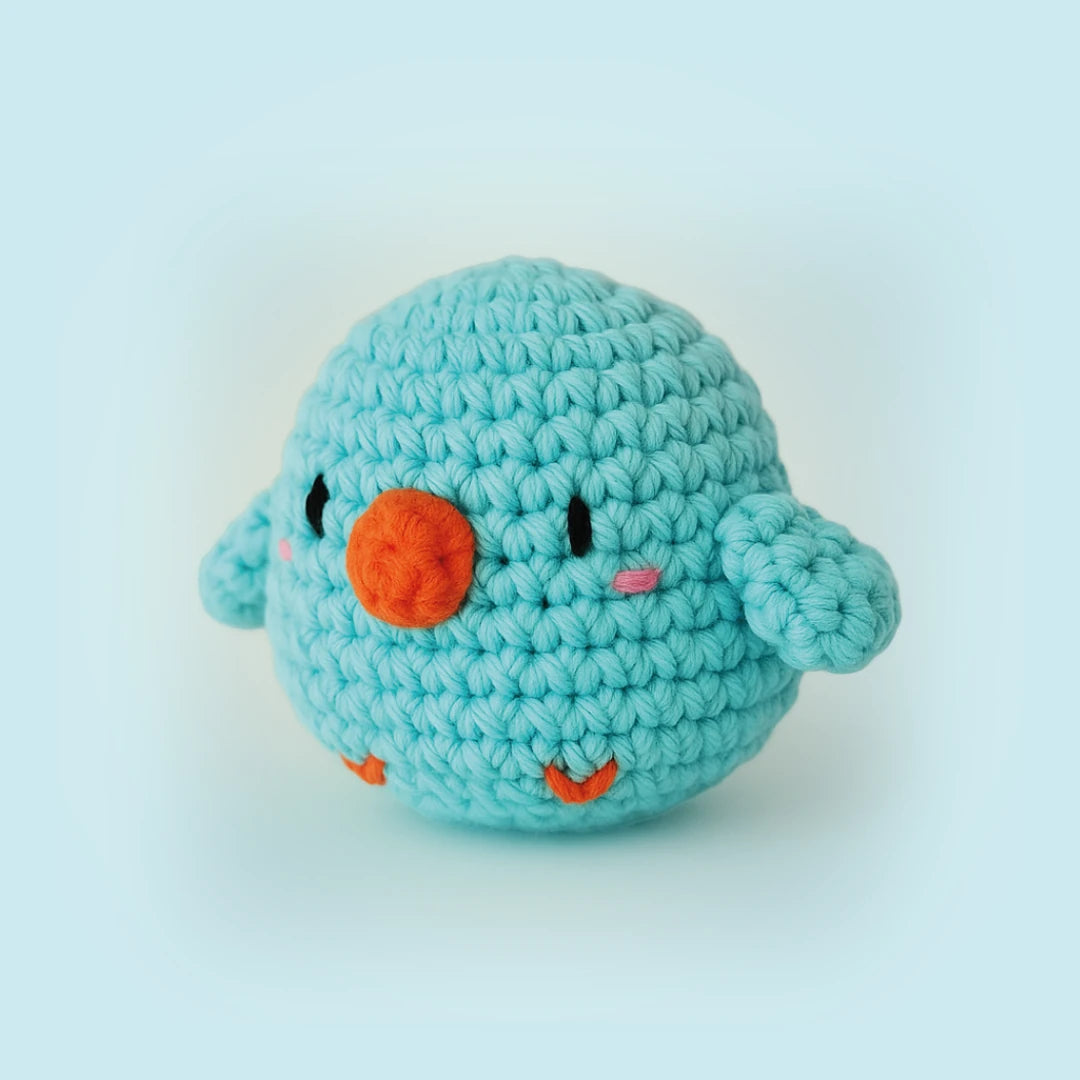 Mini Penguen Örgü Kiti - Amigurumi Tığ Kiti