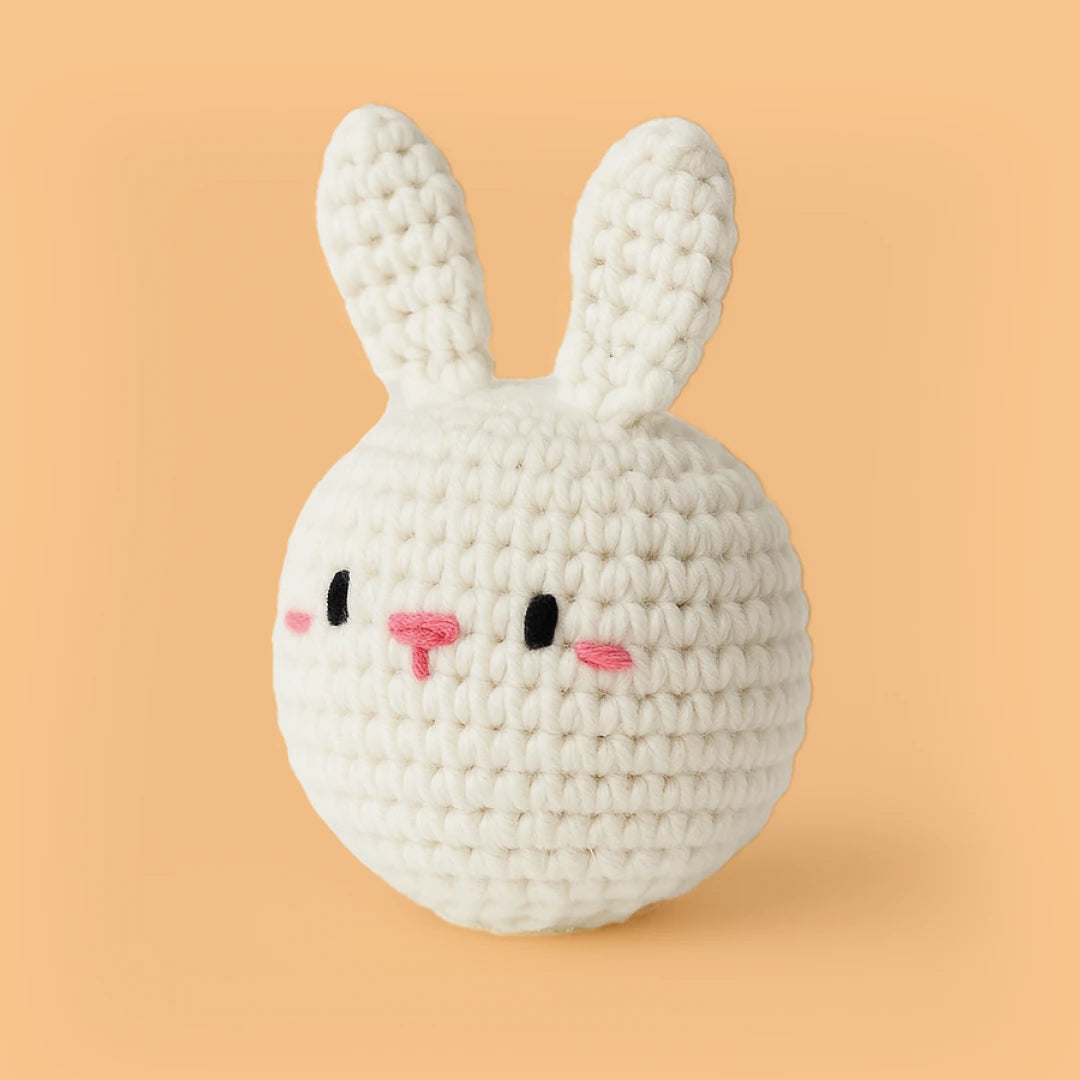 Mini Tavşan Örgü Kiti - Amigurumi Tığ Kiti