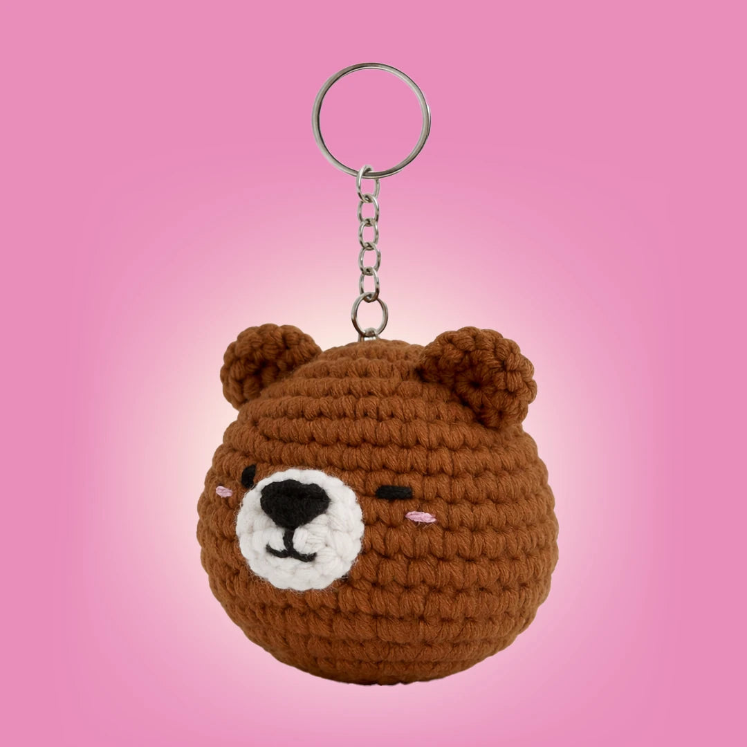 Mini Ayı Örgü Kiti - Amigurumi Tığ Kiti