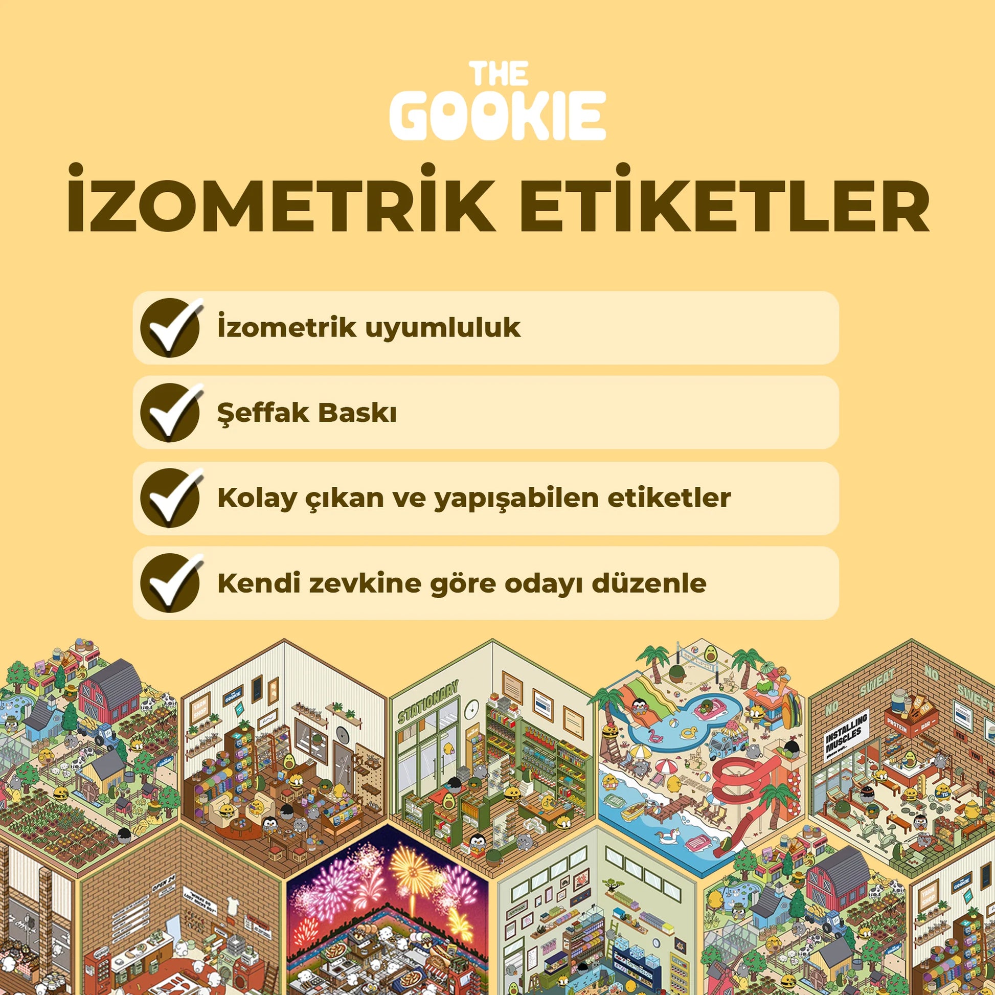 Örgü Atolyesi İzometrik Sticker