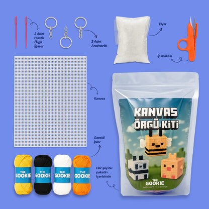 Kanvas Örgü Kiti