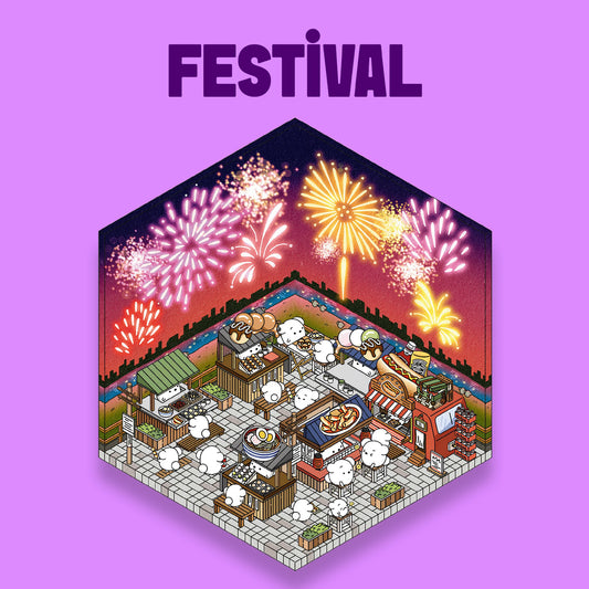Festival İzometrik Sticker